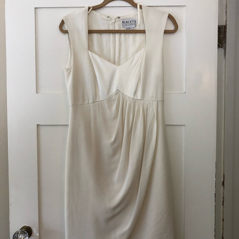 Vintage White Silk Top Dress